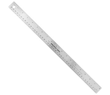 Picture of Ruler, Steel, Cork Back 18"Lx1-1/8"W
