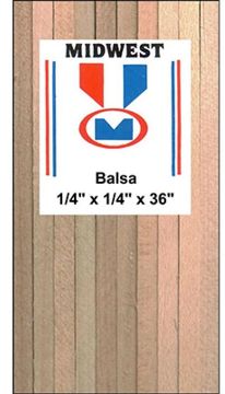 Picture of Balsa, Strip 1/4”x1/4”x36”