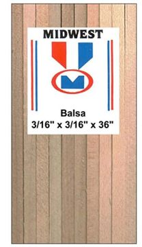 Picture of Balsa, Strip 3/16”x3/16”x36”