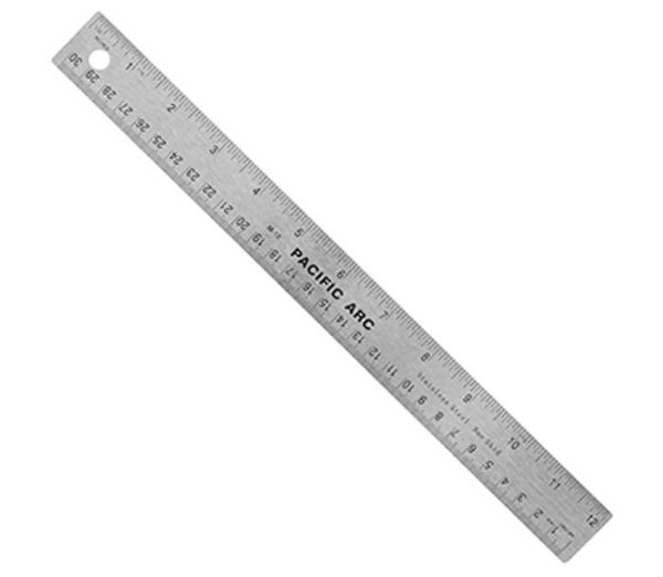 Picture of Ruler, Steel, Cork Back 12"Lx1-1/8"W