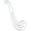 Picture of Curve, French, Irregular, Clear 10-1/4"