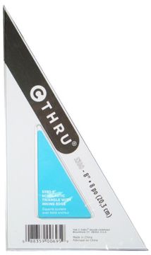 Picture of Triangle, Student, Clear 8", 30°/60°