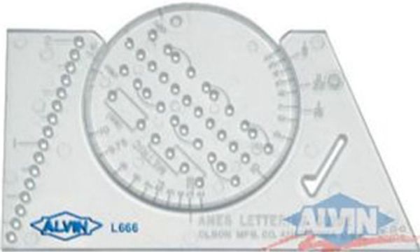 Picture of Guide, Lettering 1/16"-1-1/2"H Guide Lines