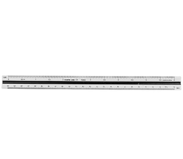 Picture of Scale, Triangular, Plastic, White Metric, 30cm