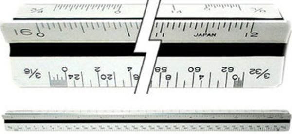 Picture of Scale, Triangular, Plastic Architect