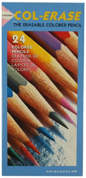 Picture of Pencil, Colored, w/Eraser 24 Colors