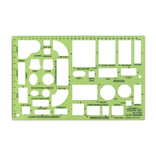 Picture of Template, Furniture 1/4"=1'