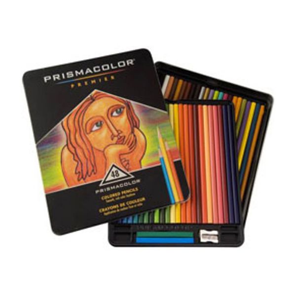 Picture of Pencil, Color, Thick Lead, w/Turpentine 48 Colors