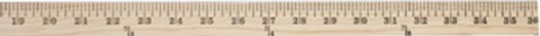 Picture of Yardstick, Solid Wood 1-1/8"W x 36'L x 1/4"T