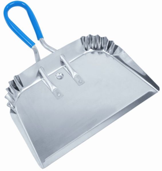 Picture of Dust Pan, Aluminum, w/Plastic Handle 17"Wx9-1/2"D