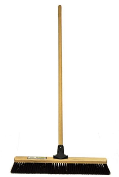 Picture of Broom, Flex Sweep, Fine Sweep 18", w/Handle Silver Flagged