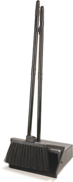 Picture of Dust Pan, Plastic, Lobby, w/Handle & Broom 12"Wx11"Dx3"H