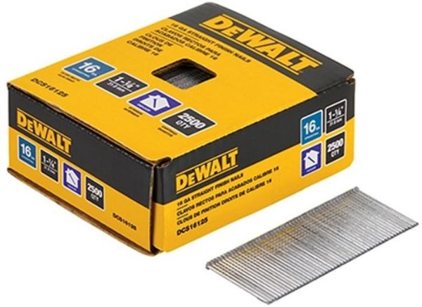 Picture of Nails, Finish, Box of 2500 16 Ga, 1-1/2”L