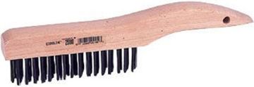 Picture of Brush, Wire Scratch, Curved Handle 14", Stainless Steel Wire