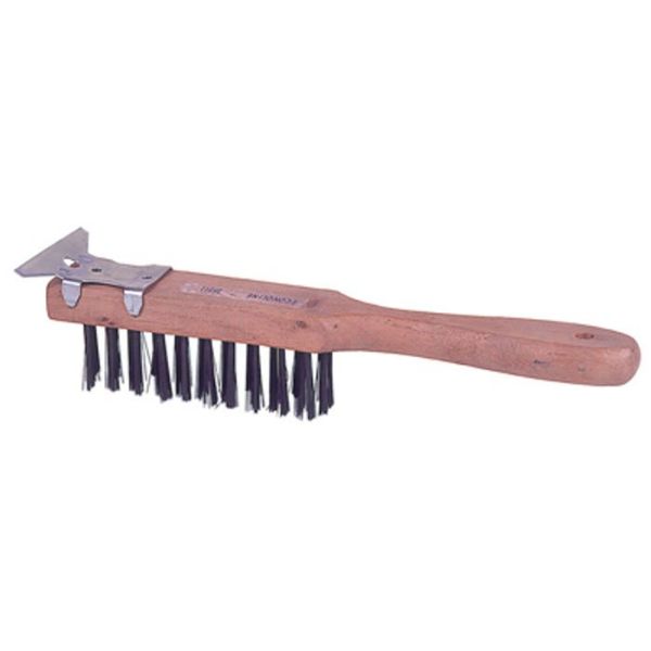 Picture of Brush, Wire Scratch, Combo, w/Scraper 11"
