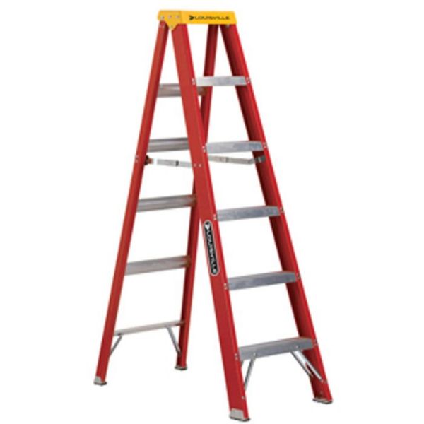 Picture of Ladder, Step, Fiberglass 8', TypeIA, 300lb Rating