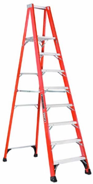 Picture of Ladder, Platform, Fiberglass 8', Type IAA, 375 lb Rating