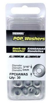 Picture of Rivet, Back-up Plates, Aluminum, 30pc 3/16"
