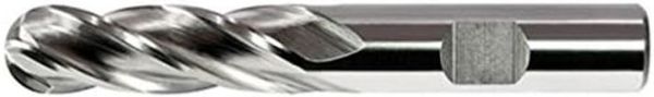 Picture of Mill, End, Single, HSS, 4 Flute, Ball Nose 1/2”x1/2” Shank Dia