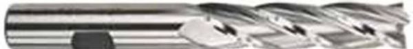 Picture of Mill, End, Single, HSS, 4 Flute 3/8"x3/8" Shank Dia