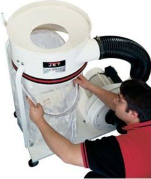 Picture of Dust Collector, Plastic Collection Bags 20"D