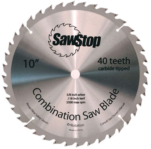Picture of Blade, Circular Saw, Multi-Purpose, CT 10"x5/8"x40T