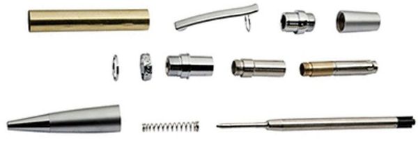 Picture of Pen, Manhattan, Hardware Kit Satin Chrome
