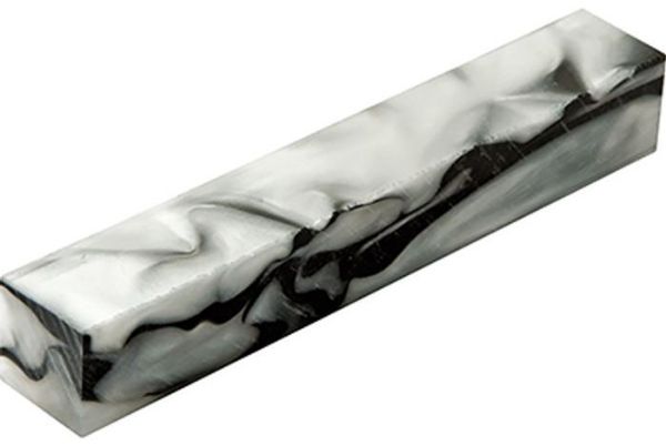 Picture of Blank, Acrylic, Pen Turning Swirl Black/Mother of Pearl, 5
