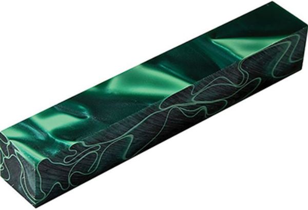 Picture of Blank, Acrylic, Pen Turning Green, 3/4"x3/4"x5"