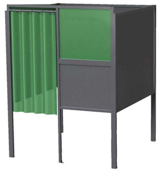 Picture of Welding, Booth, Arc, Free Stand Starter Unit 60"x60"x76"