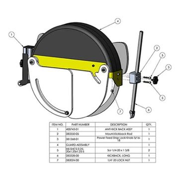 Picture of Rip Kit for 14" Radial Arm Saw