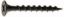 Picture of Screw, Drywall, Phillips, Coarse, Black 1-1/8"Lx6D Bugle Head