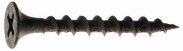Picture of Screw, Drywall, Phillips, Coarse, Black 1-1/4"Lx6D Bugle Head