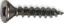 Picture of Screw, Square Drive, Flat Head, Zinc Plated 3/4"Lx10D