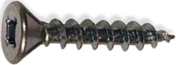 Picture of Screw, Square Drive, Flat Head, Zinc Plated 1"Lx10D