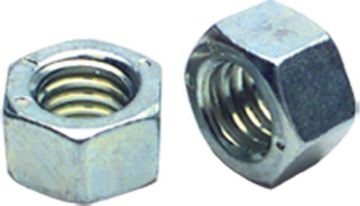 Picture of Nut, Hex, Finish, Steel, USS, Zinc Plated, Grade 5 3/8"-16,Coarse