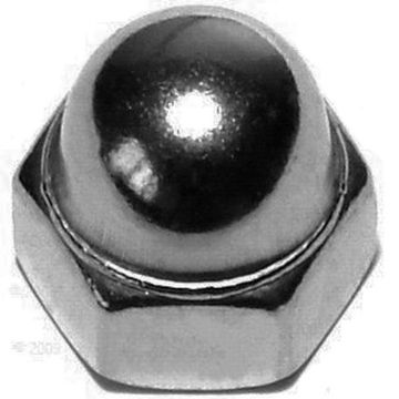 Picture of Nut, Acorn, Nickel Plated 8-32, UNC