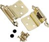 Picture of Hinge, Cabinet, 3/8" Inset Surface Mount Brass