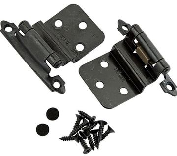 Picture of Hinge, Cabinet, 3/8" Inset Surface Mount Oil Rubbed Bronze