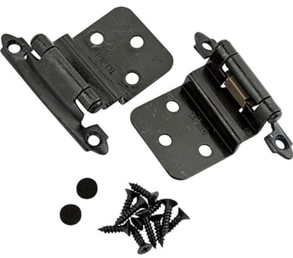 Picture of Hinge, Cabinet, 3/8" Inset Surface Mount Oil Rubbed Bronze