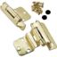 Picture of Hinge, Cabinet, 3/8" Inset Partial Wrap Brass