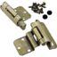 Picture of Hinge, Cabinet, 3/8" Inset Partial Wrap Antique Brass