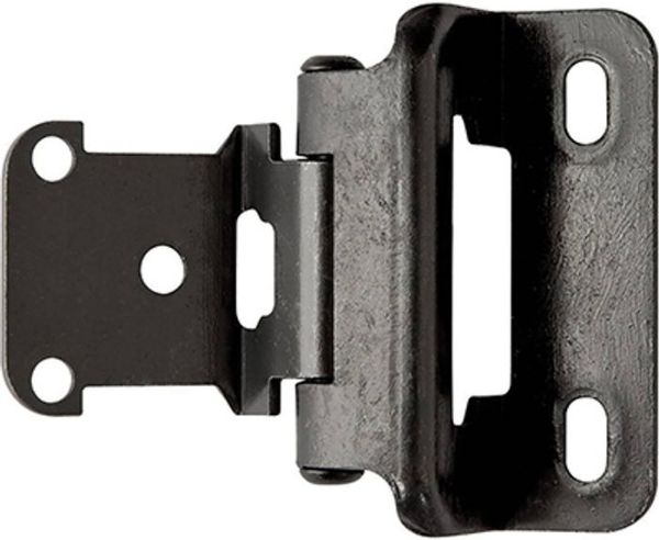 Picture of Hinge, Cabinet, Partial Wrap 1/4" Overlay Oil Rubbed Bronze
