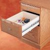 Picture of Slides, Drawer, Full Extension, Self Close, Side Mount 22", Zinc Finish