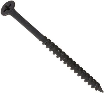 Picture of Screw, Drywall, Phillips, Coarse, Black 3"L Bugle Head