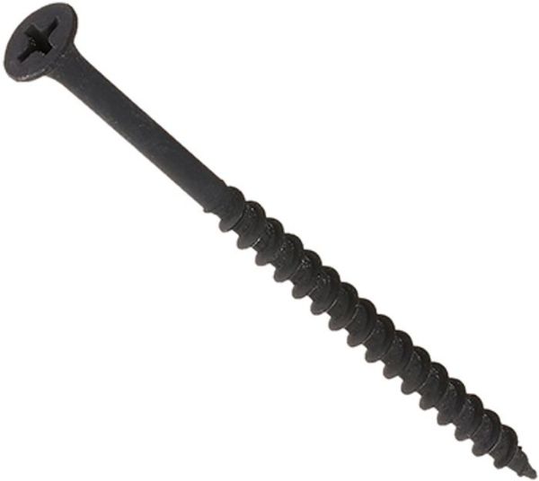 Picture of Screw, Drywall, Phillips, Coarse, Black 3"L Bugle Head