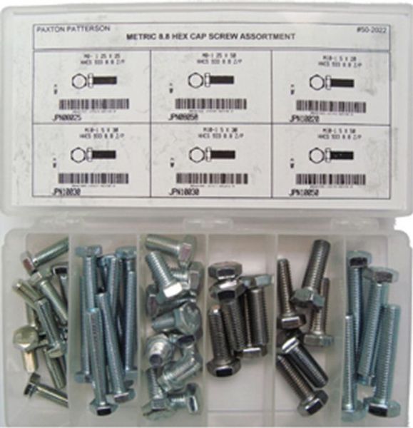Picture of Screw, Cap, Assortment Hex Steel Metric
