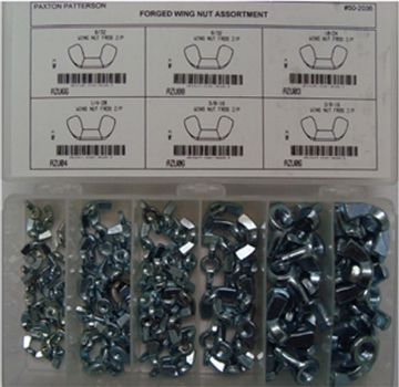 Picture of Nut, Cold Formed Steel Wing, Assort #6-3/8