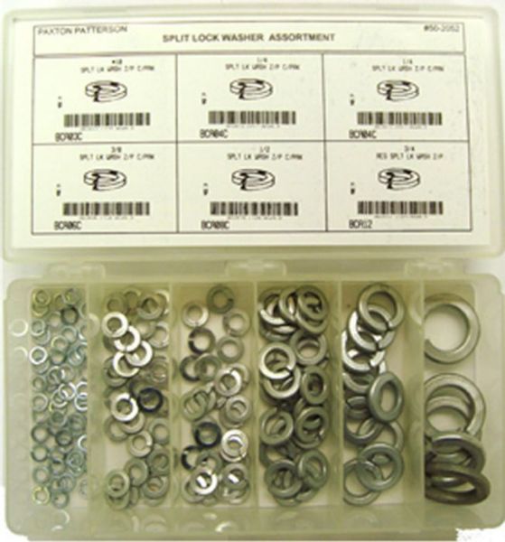 Picture of Washer, Lock, Spring, Steel, Assortment 3/16-3/4