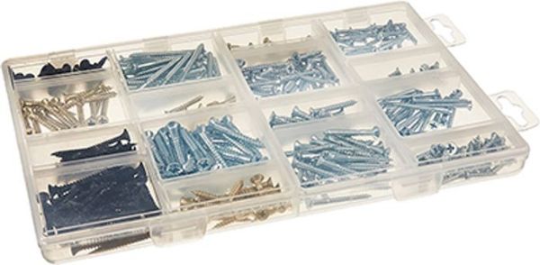Picture of Screw, Wood, Steel, Assortment Multi-Finish